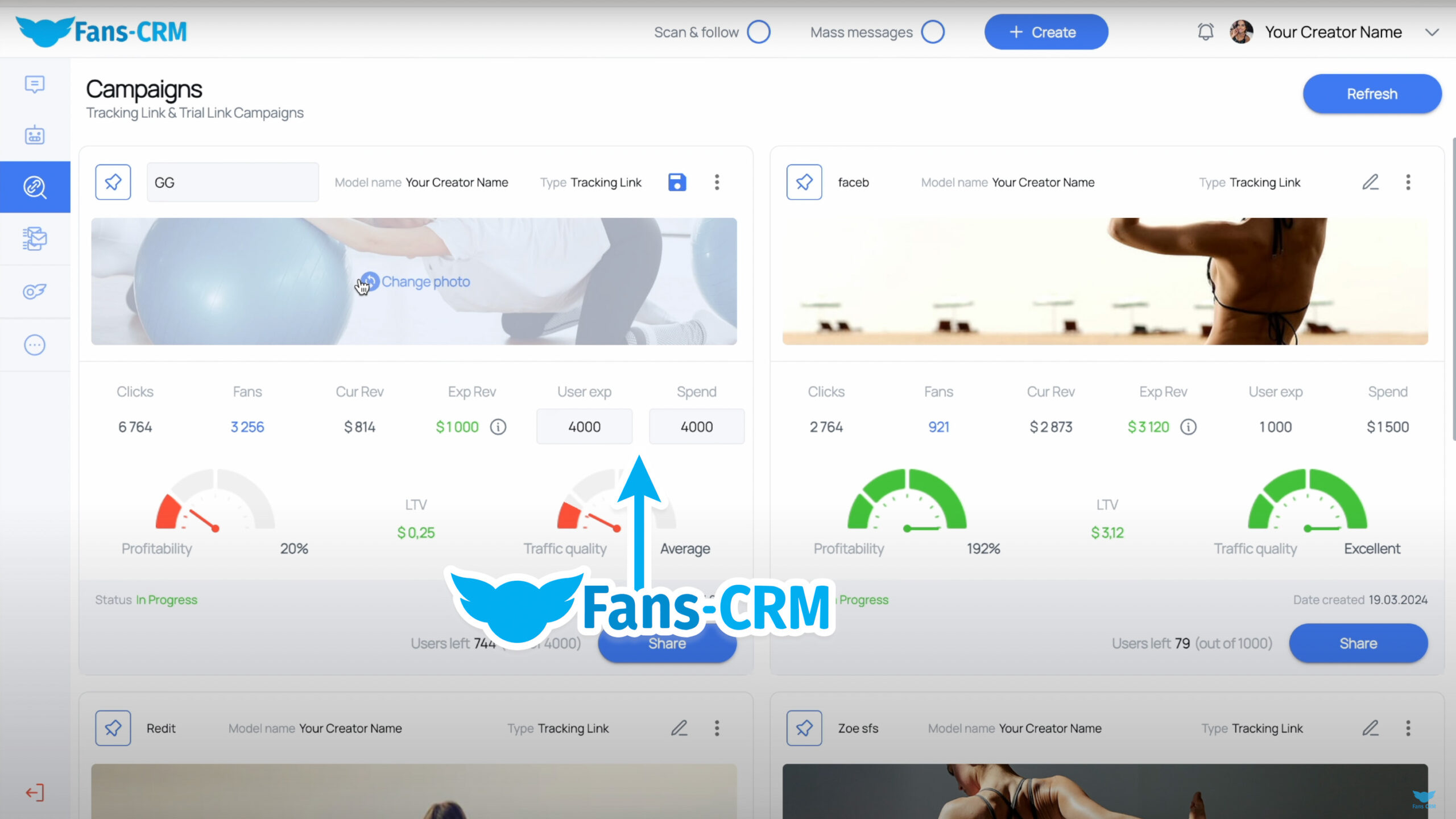 fans crm traffic analysing tools