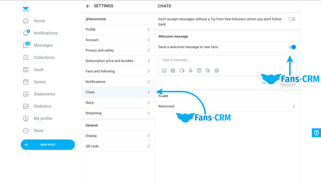 How to Create OnlyFans Welcome Messages
