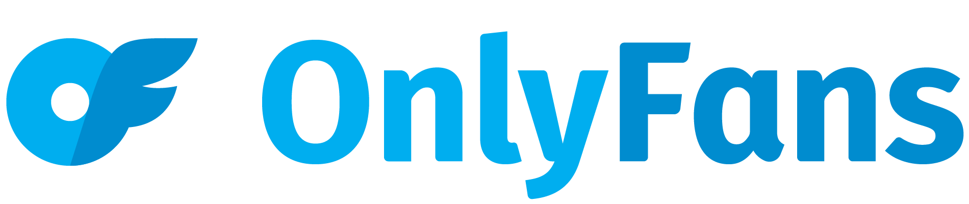 OnlyFans full logo in blue color